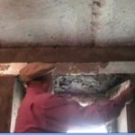 Ограничитель малки на верхнем откосе.